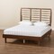 Baxton Studio Lucie Modern and Contemporary Walnut Brown Finished Wood Full Size Platform Bed 184-11147-9410-Zoro - alternate 6